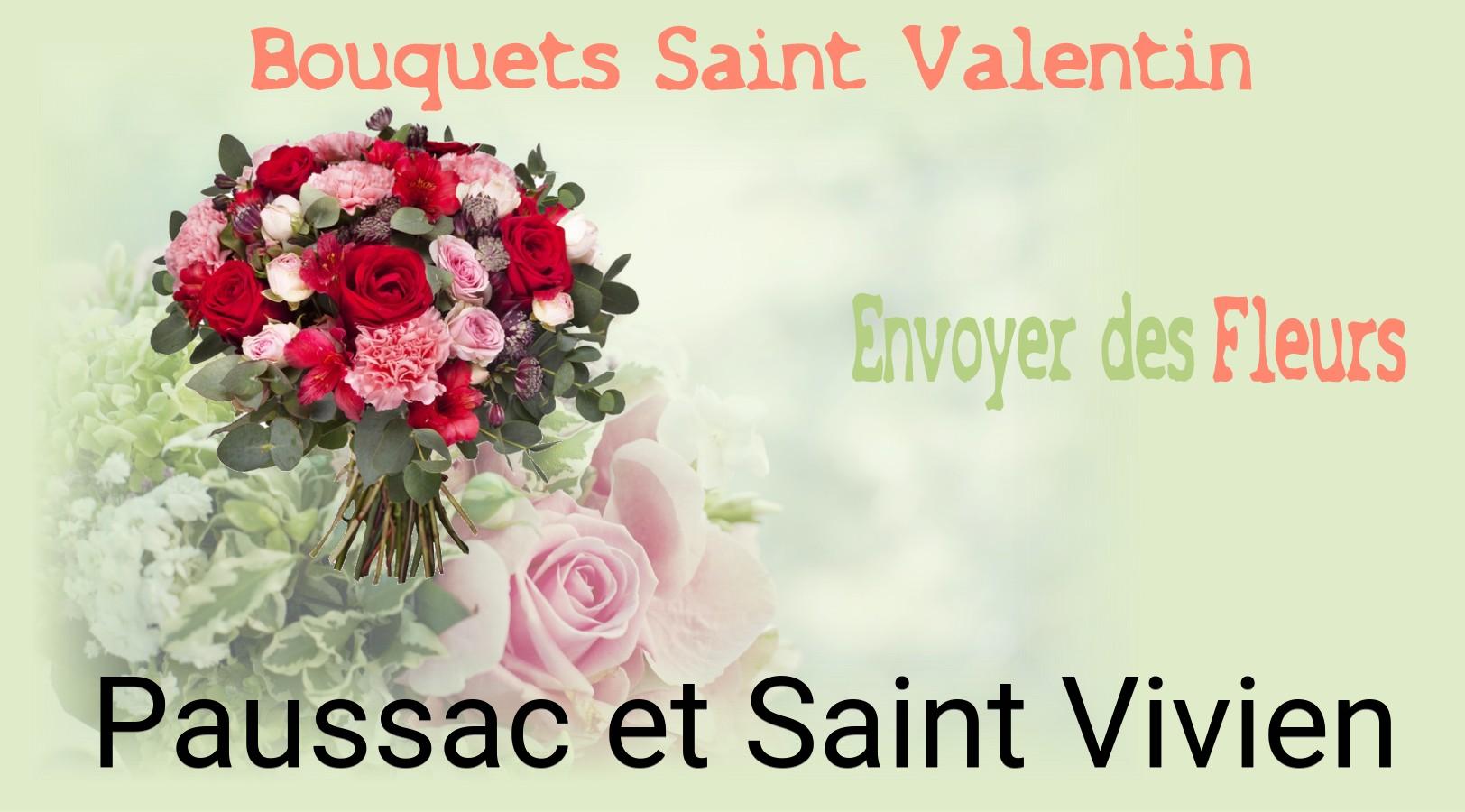 Roses de Saint-Valentin livrées à Paussac-et-Saint-Vivien